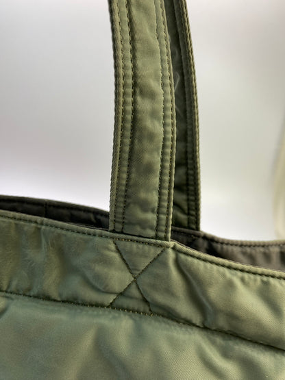 【現状渡し品】【メンズ/レディース】 PORTER ポーター CREAM TOTE BAG クリーム トート バッグ ナイロン 吉田カバン 188-261025-em-20-min カラー：カーキ 万代Net店