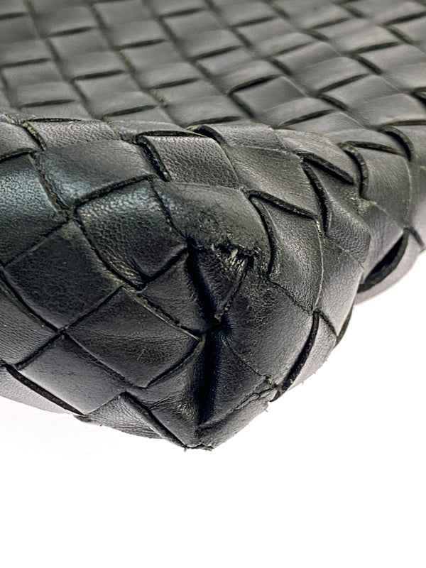 【現状渡し品】【レディース】 BOTTEGA VENETA ボッテガヴェネタ イントレチャート ショルダーバッグ レザー 編み込み 斜めがけ 鞄 カバン 180-261025-em-16-min カラー：ブラック 万代Net店