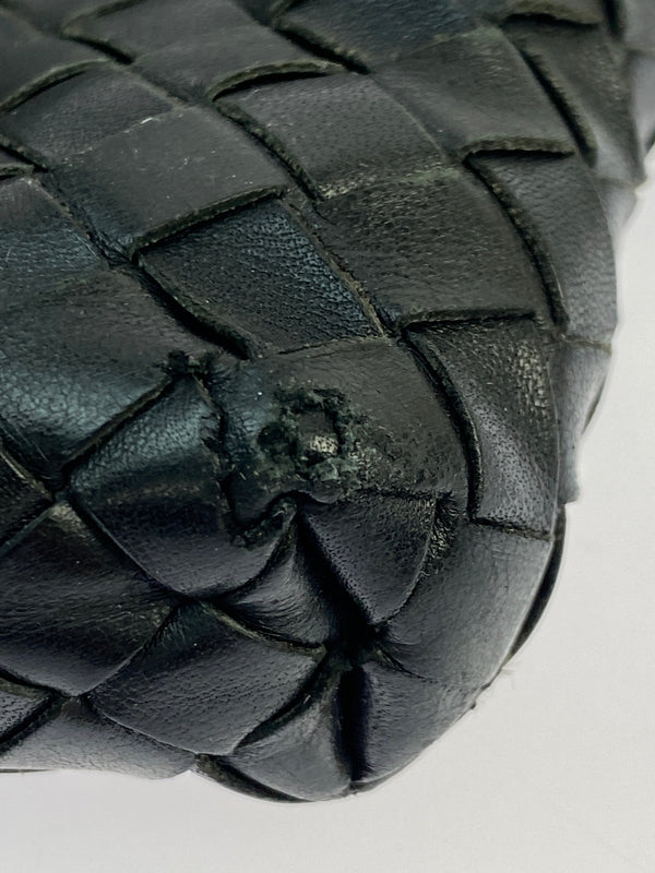 【現状渡し品】【レディース】 BOTTEGA VENETA ボッテガヴェネタ イントレチャート ショルダーバッグ レザー 編み込み 斜めがけ 鞄 カバン 180-261025-em-16-min カラー：ブラック 万代Net店