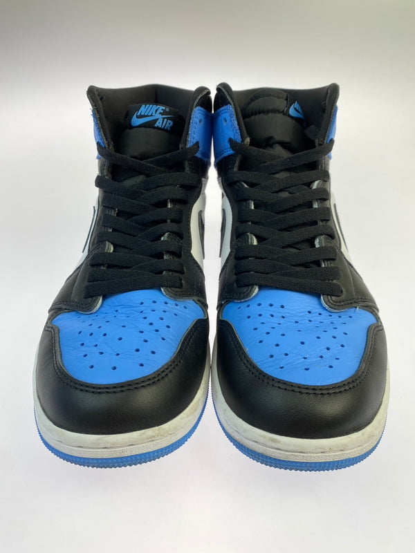 【中古品】【メンズ】 NIKE ナイキ AIR JORDAN 1 RETRO HIGH OG "UNIVERSITY BLUE" DZ5485-400 エア ジョーダン ワン レトロ ハイ オージー ユニバーシティブルー 160-261017-KS-29-min サイズ：27.5cm US9.5 カラー：ブルー/ブラック/ホワイト 万代Net店