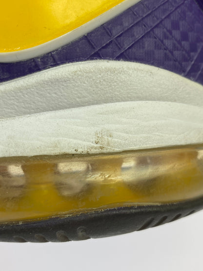 【中古品】【メンズ】 NIKE ナイキ LEBRON 8 QS LAKERS DC8380-500 レブロン8 レイカーズ スニーカー メンズ シューズ 靴 160-261018-em-02-min サイズ：27.5cm カラー：コートパープル / ユニバーシティゴールド 万代Net店