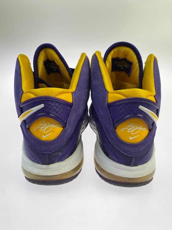 【中古品】【メンズ】 NIKE ナイキ LEBRON 8 QS LAKERS DC8380-500 レブロン8 レイカーズ スニーカー メンズ シューズ 靴 160-261018-em-02-min サイズ：27.5cm カラー：コートパープル / ユニバーシティゴールド 万代Net店