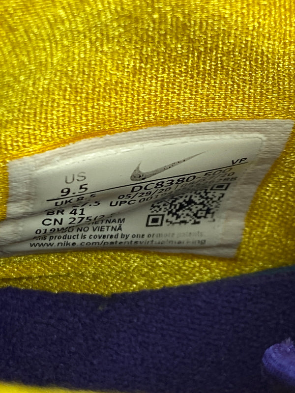 【中古品】【メンズ】 NIKE ナイキ LEBRON 8 QS LAKERS DC8380-500 レブロン8 レイカーズ スニーカー メンズ シューズ 靴 160-261018-em-02-min サイズ：27.5cm カラー：コートパープル / ユニバーシティゴールド 万代Net店