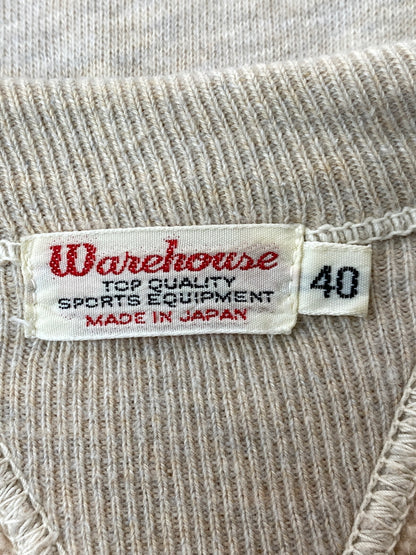 【中古品】【メンズ】 WAREHOUSE ウエアハウス フリーダム スリーブ スウェット メンズ トップス 145-261020-em-39-min サイズ：40 カラー：ベージュ 万代Net店