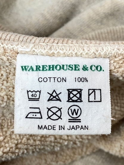 【中古品】【メンズ】 WAREHOUSE ウエアハウス フリーダム スリーブ スウェット メンズ トップス 145-261020-em-39-min サイズ：40 カラー：ベージュ 万代Net店