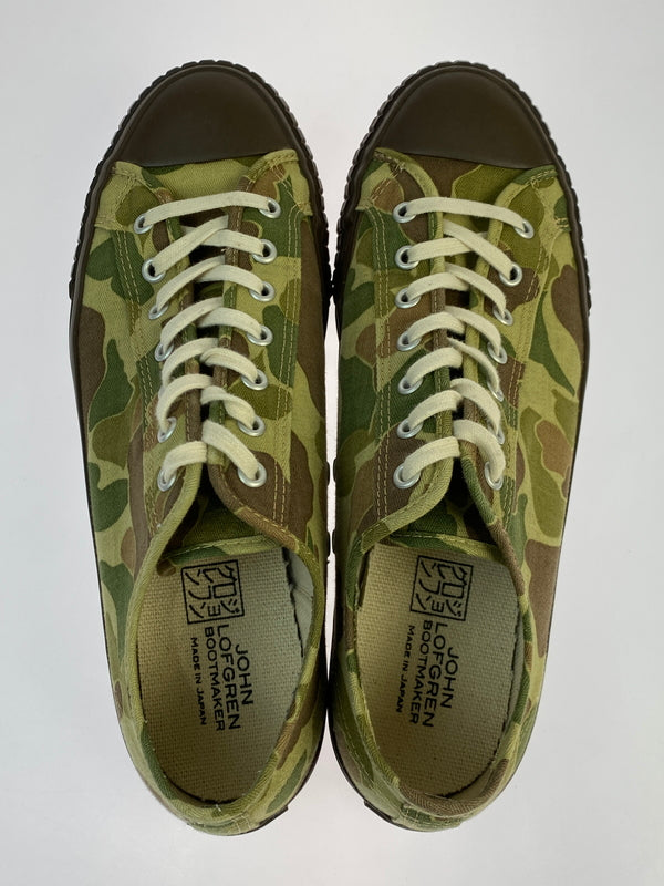 【中古品】【メンズ】 JOHN LOFGREN ジョン ロフグレン JLB CHAMPION SNEAKERS WWII STYLE USMC CAMO チャンピオン スニーカーズ 第二次世界大戦モデル 米海兵隊 迷彩柄 スニーカー 162-261018-em-32-min サイズ：8 カラー：カモ 万代Net店