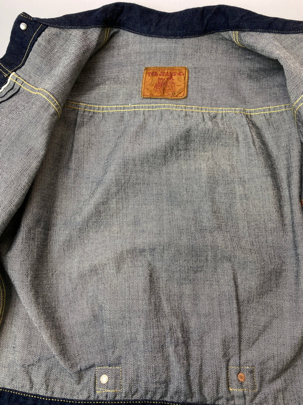 【中古品】【メンズ】 TCB JEANS ティーシービー ジーンズ S40S DENIM JACKET デニムジャケット メンズ アウター Gジャン 145-261015-em-01-min サイズ：38 カラー：インディゴ 万代Net店