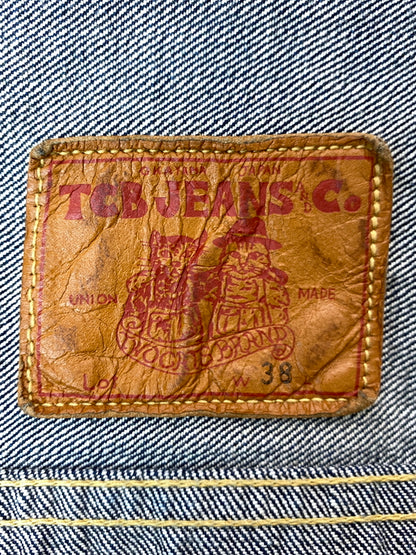 【中古品】【メンズ】 TCB JEANS ティーシービー ジーンズ S40S DENIM JACKET デニムジャケット メンズ アウター Gジャン 145-261015-em-01-min サイズ：38 カラー：インディゴ 万代Net店