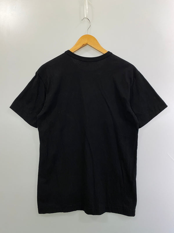 【中古品】【メンズ】 PLAY COMME DES GARCONS プレイコムデギャルソン ダブルハートパッチTシャツ AX-T226 ショートスリーブ メンズ トップス 半袖 140-261020-em-51-min サイズ：L カラー：ブラック 万代Net店