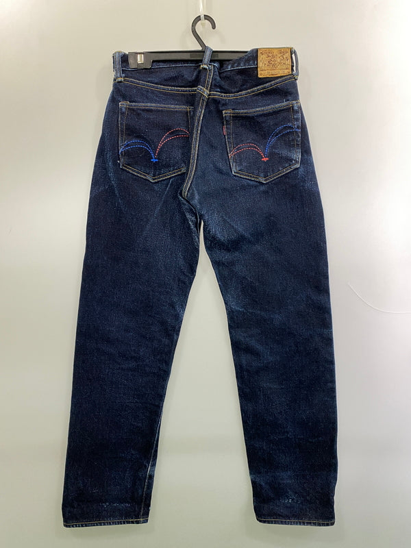 【中古品】【メンズ】 SAMURAI JEANS サムライジーンズ S3000VX 24OZ 関ケ原 DENIM PANTS デニムパンツ メンズ ボトムス ジーンズ ジーパン 156-261015-em-04-min サイズ：Ｗ34/L36 カラー：インディゴ 万代Net店