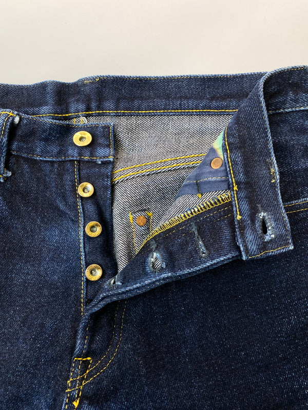 【中古品】【メンズ】 SAMURAI JEANS サムライジーンズ S3000VX 24OZ 関ケ原 DENIM PANTS デニムパンツ メンズ ボトムス ジーンズ ジーパン 156-261015-em-04-min サイズ：Ｗ34/L36 カラー：インディゴ 万代Net店