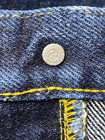【中古品】【メンズ】 SAMURAI JEANS サムライジーンズ S3000VX 24OZ 関ケ原 DENIM PANTS デニムパンツ メンズ ボトムス ジーンズ ジーパン 156-261015-em-04-min サイズ：Ｗ34/L36 カラー：インディゴ 万代Net店