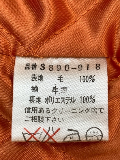 【ジャンク品】【メンズ】 BASIE BROTHERS ベイシー・ブラザーズ スタジャン スタジアムジャンパー アワードジャケット アウター ヴィンテージ 146-261022-em-09-min サイズ：L カラー：レッド/ゴールド 万代Net店