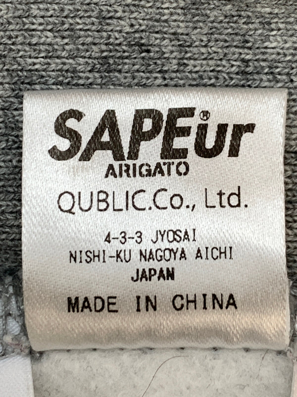【中古品】【メンズ】 SAPEUR サプール MASATOSHI HAMADA HOODIE RED 浜田雅功 フーディー メンズ パーカー スウェット 142-261016-em-56-min サイズ：Ｌ カラー：グレー（レッド） 万代Net店