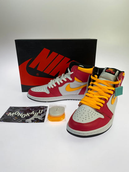 【中古美品】【メンズ】 NIKE ナイキ AIR JORDAN 1 RETRO HIGH OG "LIGHT FUSION RED" 555088-603 エア ジョーダン ワン レトロ ハイ オージー 靴 シューズ 160-261017-KS-27-min サイズ：28cm US10 カラー：ピンク/ホワイト/オレンジ 万代Net店