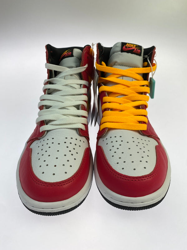 【中古美品】【メンズ】 NIKE ナイキ AIR JORDAN 1 RETRO HIGH OG "LIGHT FUSION RED" 555088-603 エア ジョーダン ワン レトロ ハイ オージー 靴 シューズ 160-261017-KS-27-min サイズ：28cm US10 カラー：ピンク/ホワイト/オレンジ 万代Net店