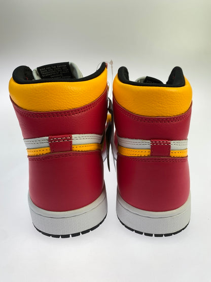 【中古美品】【メンズ】 NIKE ナイキ AIR JORDAN 1 RETRO HIGH OG "LIGHT FUSION RED" 555088-603 エア ジョーダン ワン レトロ ハイ オージー 靴 シューズ 160-261017-KS-27-min サイズ：28cm US10 カラー：ピンク/ホワイト/オレンジ 万代Net店