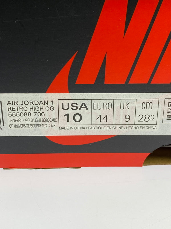 【中古美品】【メンズ】 NIKE ナイキ AIR JORDAN 1 HIGH OG "BROTHERHOOD" 555088-706 エアジョーダン ワン ハイ オージー ブラザーフッド 靴 シューズ スニーカー 160-261017-KS-25-min サイズ：28cm US10 カラー：イエロー/パープル/ホワイト 万代Net店