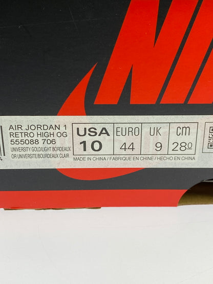 【中古美品】【メンズ】 NIKE ナイキ AIR JORDAN 1 HIGH OG "BROTHERHOOD" 555088-706 エアジョーダン ワン ハイ オージー ブラザーフッド 靴 シューズ スニーカー 160-261017-KS-25-min サイズ：28cm US10 カラー：イエロー/パープル/ホワイト 万代Net店