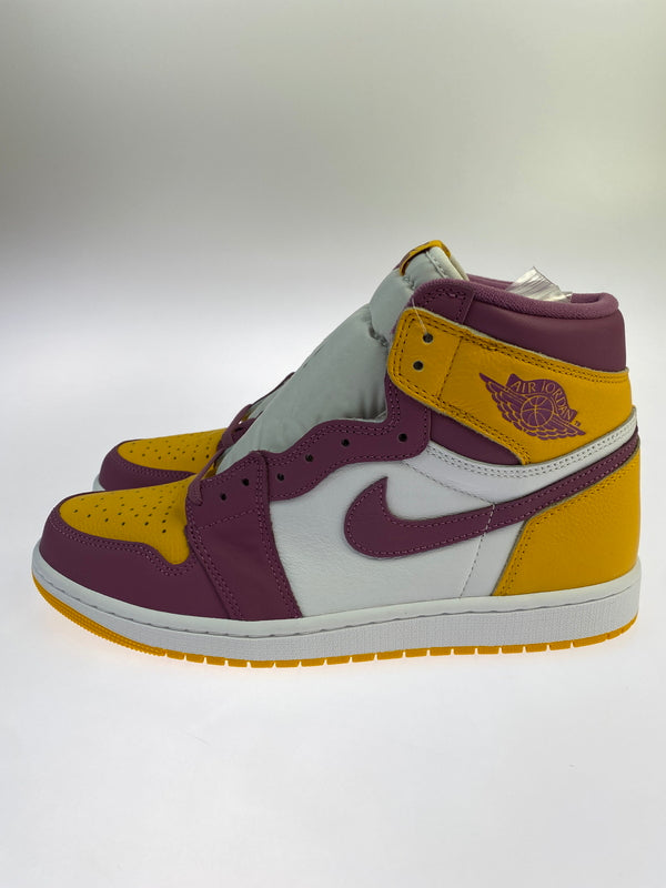 【中古美品】【メンズ】 NIKE ナイキ AIR JORDAN 1 HIGH OG "BROTHERHOOD" 555088-706 エアジョーダン ワン ハイ オージー ブラザーフッド 靴 シューズ スニーカー 160-261017-KS-25-min サイズ：28cm US10 カラー：イエロー/パープル/ホワイト 万代Net店