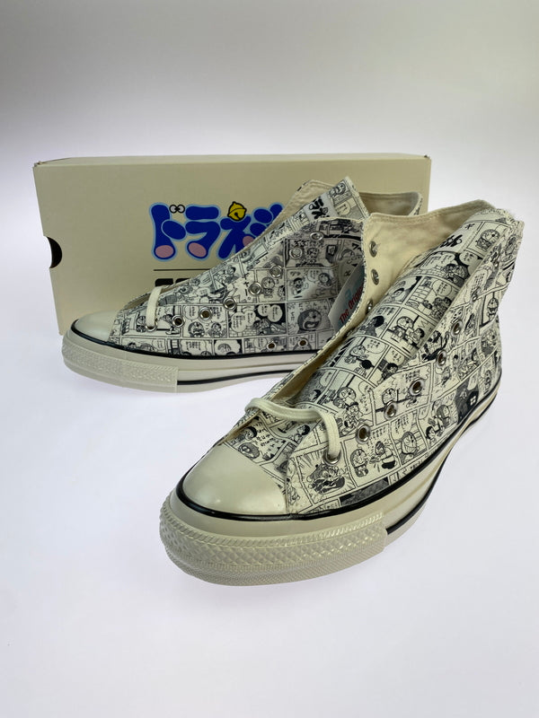 【中古品】【メンズ】 CONVERSE コンバース × ドラえもん ALLSTAR AGED CP HI 1SE569 オールスター エイジド ハイカット スニーカー コラボ アニメ メンズ シューズ 163-261018-em-39-min サイズ：29.0cm カラー：オフホワイト 万代Net店