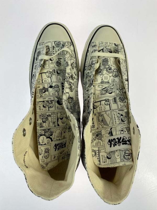 【中古品】【メンズ】 CONVERSE コンバース × ドラえもん ALLSTAR AGED CP HI 1SE569 オールスター エイジド ハイカット スニーカー コラボ アニメ メンズ シューズ 163-261018-em-39-min サイズ：29.0cm カラー：オフホワイト 万代Net店