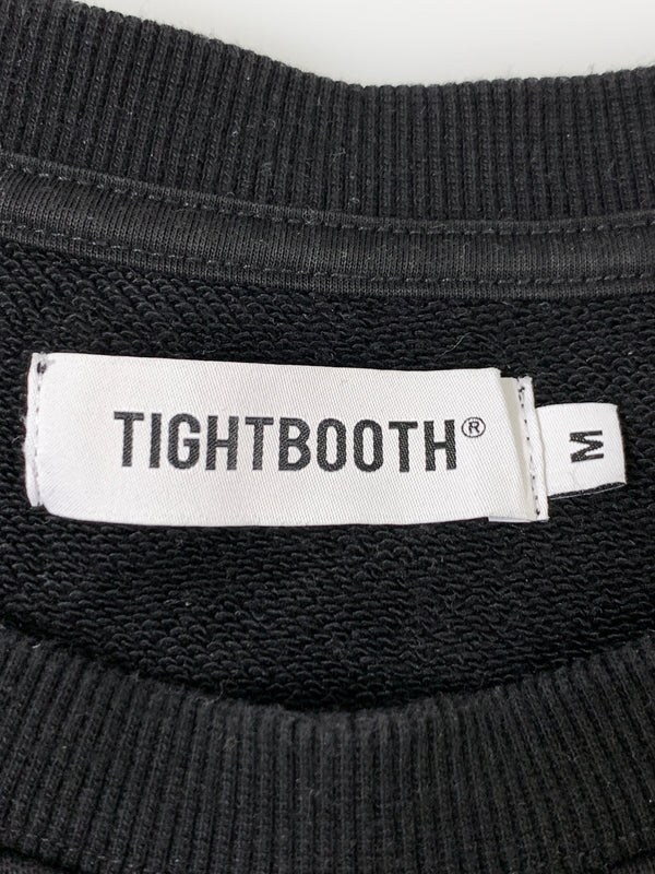 【中古品】【メンズ】 TIGHTBOOTH タイトブース HAND SIGN CREW SWEAT クルーネックスウェット トレーナー トップス 142-261020-yn-23-min サイズ：M カラー：ブラック 万代Net店