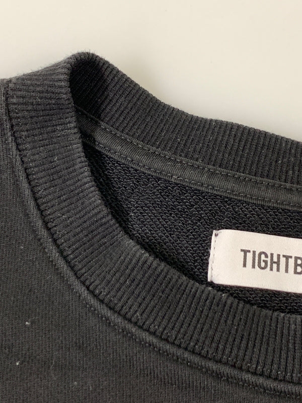 【中古品】【メンズ】 TIGHTBOOTH タイトブース HAND SIGN CREW SWEAT クルーネックスウェット トレーナー トップス 142-261020-yn-23-min サイズ：M カラー：ブラック 万代Net店