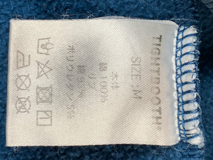 【現状渡し品】【メンズ】 TIGHTBOOTH タイトブース PULLOVER HOODIE プルオーバー フーディ メンズ パーカー トップス スウェット 刺繍 142-261022-em-07-min サイズ：M カラー：ターコイズブルー 万代Net店