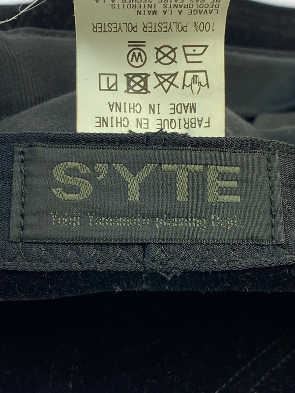 【中古品】【メンズ/レディース】 S'YTE サイト ベロア キャスケット UB-H16-929 ヨウジヤマモト 起毛 帽子 185-261025-em-11-min カラー：ブラック 万代Net店