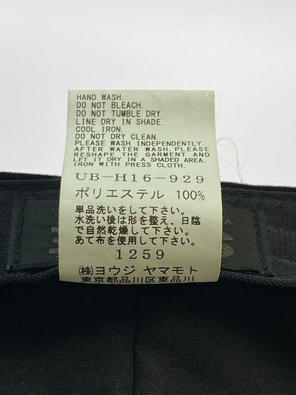【中古品】【メンズ/レディース】 S'YTE サイト ベロア キャスケット UB-H16-929 ヨウジヤマモト 起毛 帽子 185-261025-em-11-min カラー：ブラック 万代Net店