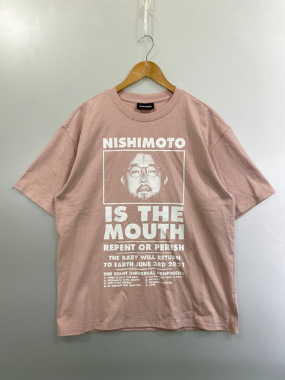 【中古品】【メンズ】 NISHIMOTO IN THE MOUTH ニシモト イズ ザ マウス S/S TEE ショートスリーブ Tシャツ メンズ トップス 半袖Tシャツ 142-261016-em-14-min サイズ：L カラー：ライトピンク 万代Net店