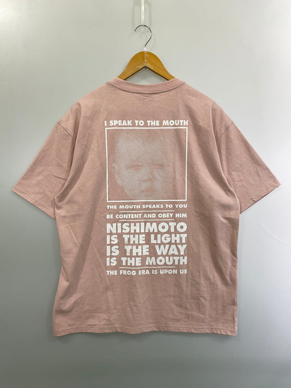 【中古品】【メンズ】 NISHIMOTO IN THE MOUTH ニシモト イズ ザ マウス S/S TEE ショートスリーブ Tシャツ メンズ トップス 半袖Tシャツ 142-261016-em-14-min サイズ：L カラー：ライトピンク 万代Net店