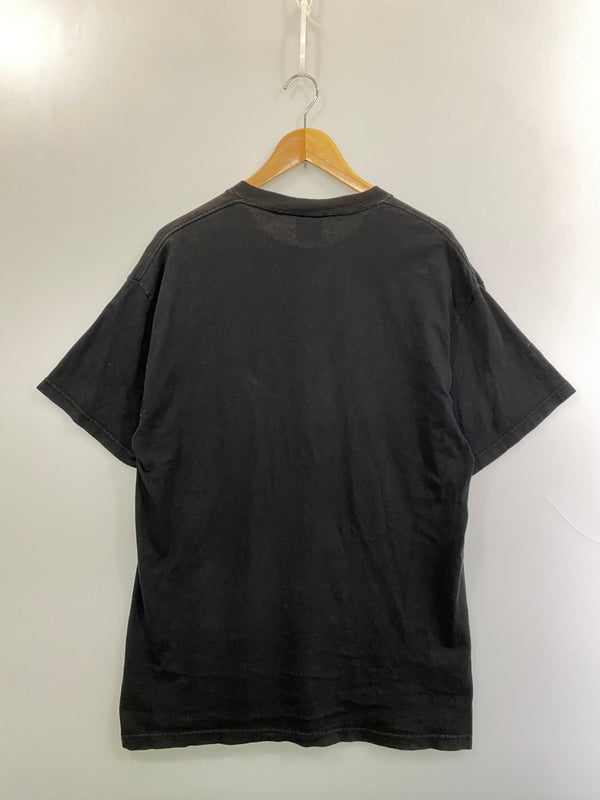 【中古品】【メンズ】 NATURAL WONDERS ナチュラル ワンダーズ WOLF PLINT S/S TEE ウルフ プリント ショートスリーブ Tシャツ 半袖 メンズ トップス 狼 146-261016-em-15-min サイズ：L カラー：ブラック 万代Net店