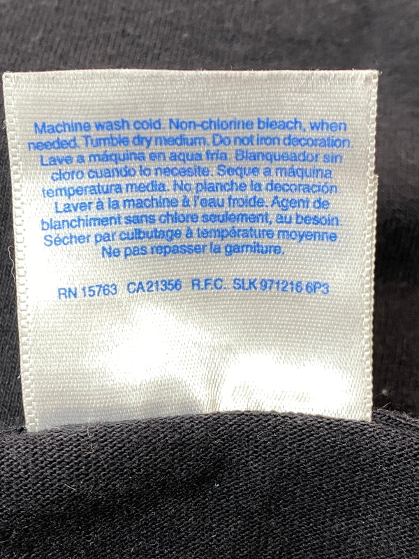 【中古品】【メンズ】 HANES ヘインズ THE BEATLES LOGO S/S TEE ザ・ビートルズ ロゴ ショートスリーブ 半袖Tシャツ メンズ トップス バンド 146-261016-em-16-min サイズ：XL カラー：ブラック 万代Net店