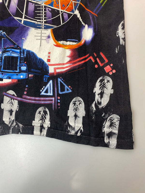 【現状渡し品】【メンズ】 GIANT ジャイアント 90S DEF LEPPARD ALL OVER PLINT S/S TEE 90年代 プリント ショートスリーブ 半袖 Tシャツ ヴィンテージ メンズ トップス バンドT ロックバンド 146-261015-em-07-min サイズ：L カラー：グレー 万代Net店