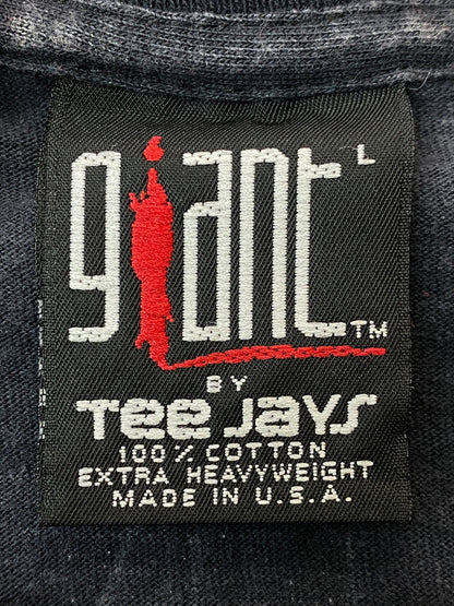 【現状渡し品】【メンズ】 GIANT ジャイアント 90S DEF LEPPARD ALL OVER PLINT S/S TEE 90年代 プリント ショートスリーブ 半袖 Tシャツ ヴィンテージ メンズ トップス バンドT ロックバンド 146-261015-em-07-min サイズ：L カラー：グレー 万代Net店