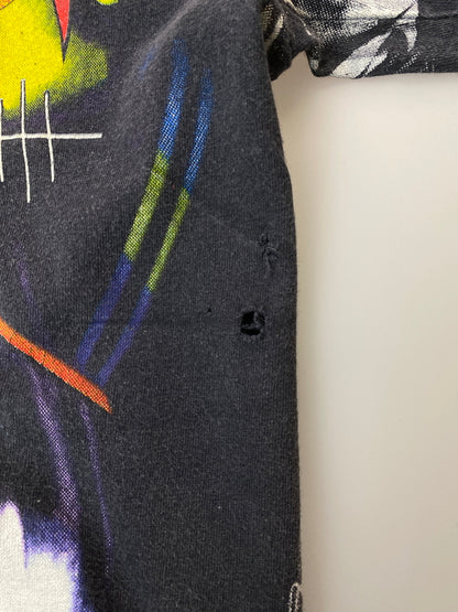 【現状渡し品】【メンズ】 GIANT ジャイアント 90S DEF LEPPARD ALL OVER PLINT S/S TEE 90年代 プリント ショートスリーブ 半袖 Tシャツ ヴィンテージ メンズ トップス バンドT ロックバンド 146-261015-em-07-min サイズ：L カラー：グレー 万代Net店