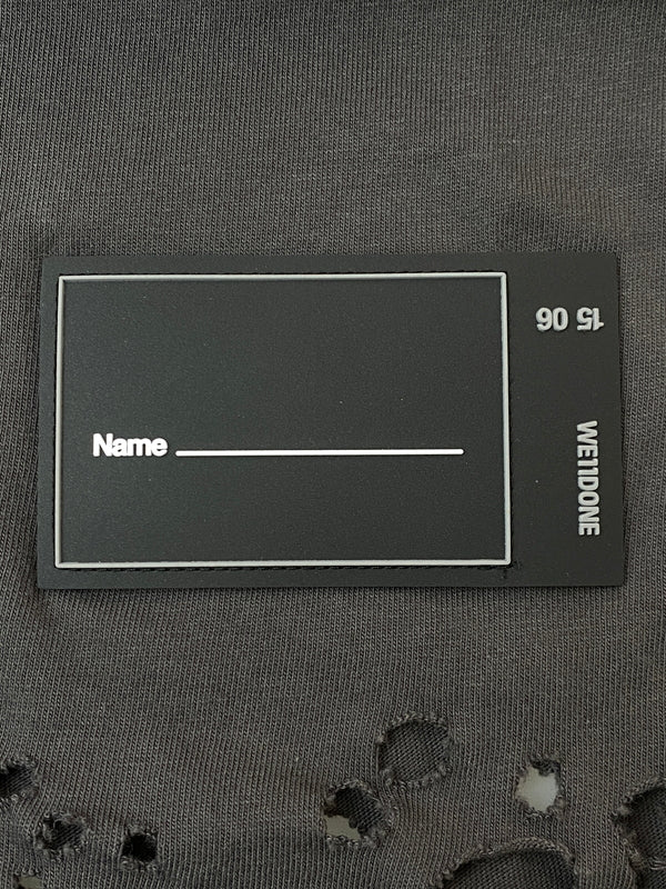 【中古品】【メンズ】 WE11DONE ウェルダン L/S TEE WD-TP6-20-001-U-CH-1 ロングスリーブ Tシャツ メンズ トップス 長袖Tシャツ ロンT 142-261016-em-12-min サイズ：L カラー：チャコール 万代Net店