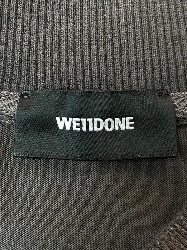 【中古品】【メンズ】 WE11DONE ウェルダン L/S TEE WD-TP6-20-001-U-CH-1 ロングスリーブ Tシャツ メンズ トップス 長袖Tシャツ ロンT 142-261016-em-12-min サイズ：L カラー：チャコール 万代Net店