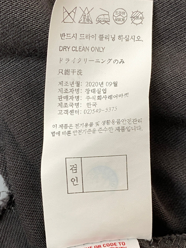【中古品】【メンズ】 WE11DONE ウェルダン L/S TEE WD-TP6-20-001-U-CH-1 ロングスリーブ Tシャツ メンズ トップス 長袖Tシャツ ロンT 142-261016-em-12-min サイズ：L カラー：チャコール 万代Net店