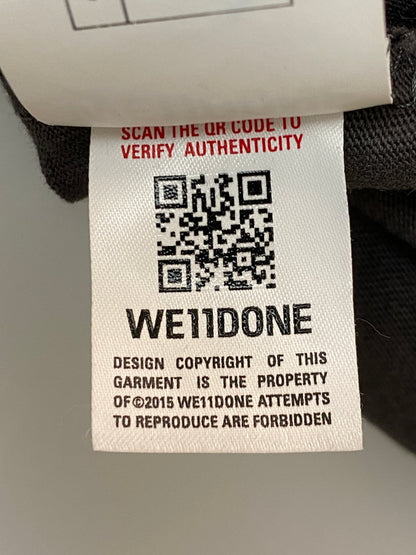 【中古品】【メンズ】 WE11DONE ウェルダン L/S TEE WD-TP6-20-001-U-CH-1 ロングスリーブ Tシャツ メンズ トップス 長袖Tシャツ ロンT 142-261016-em-12-min サイズ：L カラー：チャコール 万代Net店