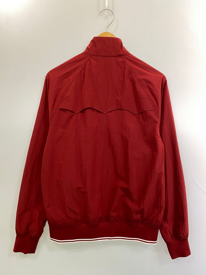 【中古品】【メンズ】 FRED PERRY フレッドペリー CRINKLE HARRINGTON JACKET クリンクル ハリントン ジャケット フルジップ メンズ ライトアウター 141-261020-em-50-min サイズ：S カラー：小豆色 万代Net店