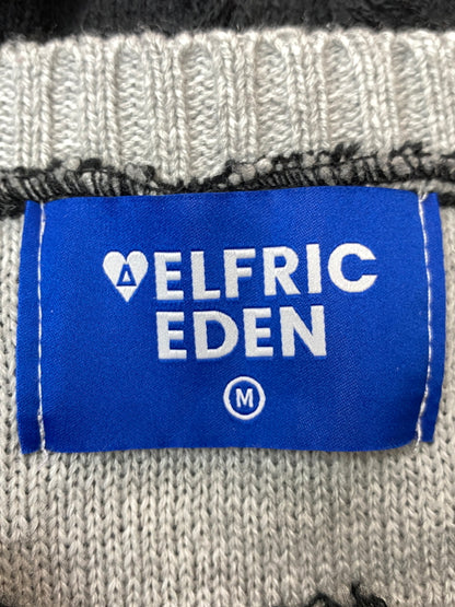 【中古品】【メンズ】 AELFRIC EDEN エルフリック エデン ダメージセーター ダメージ加工 ニット メンズ トップス 142-261020-em-37-min サイズ：M カラー：ブラック 万代Net店