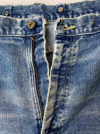 【ジャンク品】【メンズ】 LEE リー DENIM ROGGER PANTS BOSS OF THE ROAD 77 70'S デニム ロガー パンツ 70年代 ジーンズ ヴィンテージ 157-261015-em-17-min サイズ：不明（印字消え） カラー：インディゴ 万代Net店