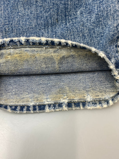 【ジャンク品】【メンズ】 LEE リー DENIM ROGGER PANTS BOSS OF THE ROAD 77 70'S デニム ロガー パンツ 70年代 ジーンズ ヴィンテージ 157-261015-em-17-min サイズ：不明（印字消え） カラー：インディゴ 万代Net店