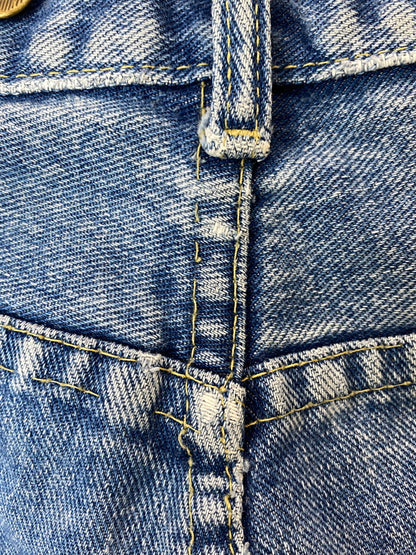 【ジャンク品】【メンズ】 LEE リー DENIM ROGGER PANTS BOSS OF THE ROAD 77 70'S デニム ロガー パンツ 70年代 ジーンズ ヴィンテージ 157-261015-em-17-min サイズ：不明（印字消え） カラー：インディゴ 万代Net店
