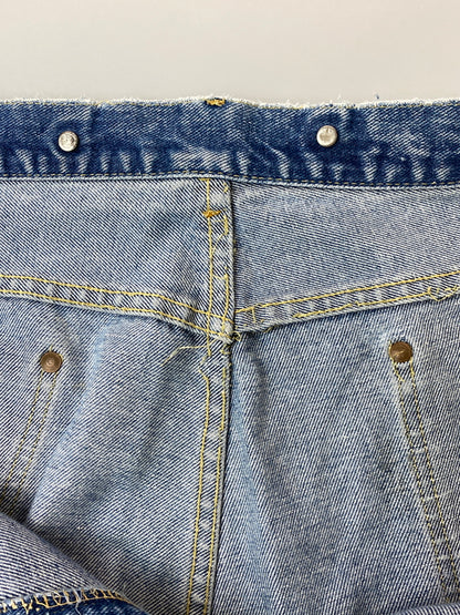 【ジャンク品】【メンズ】 LEE リー DENIM ROGGER PANTS BOSS OF THE ROAD 77 70'S デニム ロガー パンツ 70年代 ジーンズ ヴィンテージ 157-261015-em-17-min サイズ：不明（印字消え） カラー：インディゴ 万代Net店