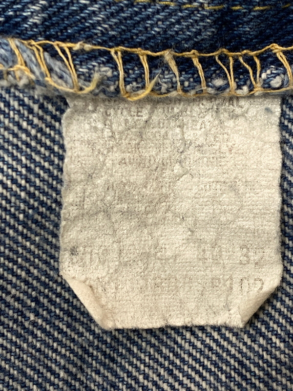 【ジャンク品】【メンズ】 LEE リー DENIM ROGGER PANTS BOSS OF THE ROAD 77 70'S デニム ロガー パンツ 70年代 ジーンズ ヴィンテージ 157-261015-em-17-min サイズ：不明（印字消え） カラー：インディゴ 万代Net店