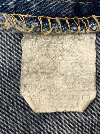 【ジャンク品】【メンズ】 LEE リー DENIM ROGGER PANTS BOSS OF THE ROAD 77 70'S デニム ロガー パンツ 70年代 ジーンズ ヴィンテージ 157-261015-em-17-min サイズ：不明（印字消え） カラー：インディゴ 万代Net店